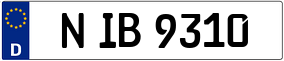 Truck License Plate